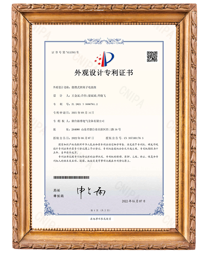 便携式锂离子电池组