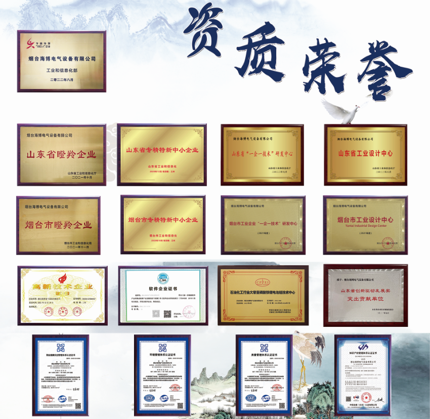 海博电气资质荣誉